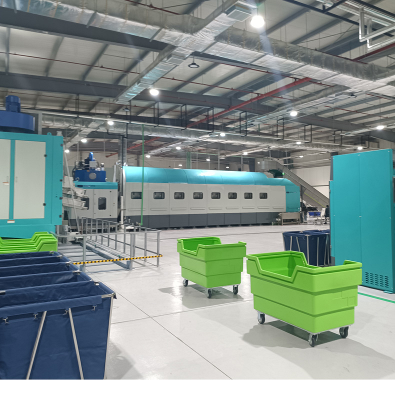 
		鑫彩网智能10舱式旅馆洗衣房隧道式洗衣机 大型医疗洗衣龙
		